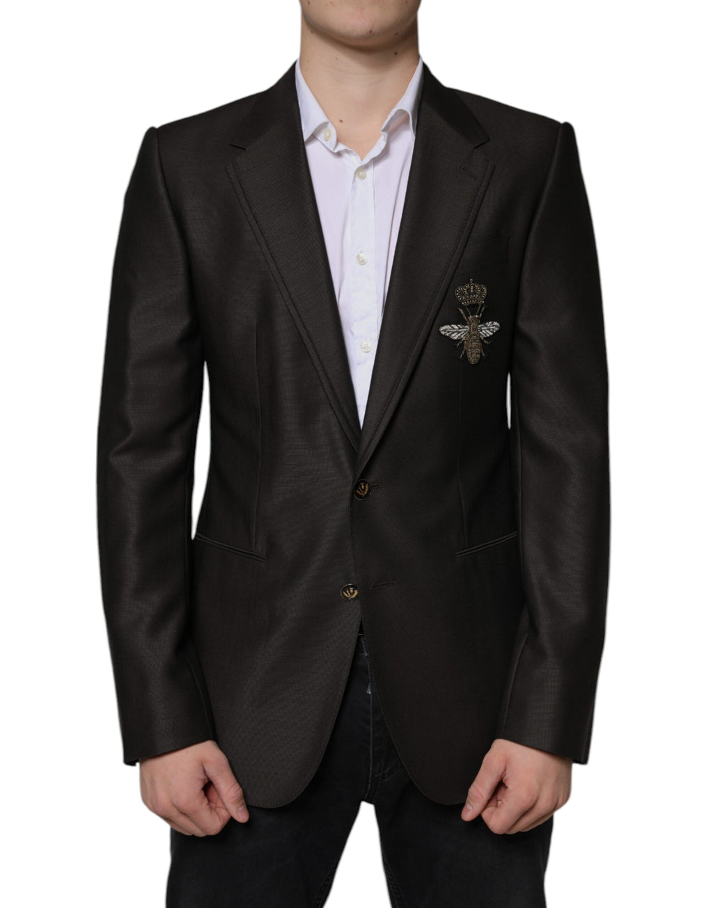 Blazer Braun Grün Bienenwolle Jacke Mantel