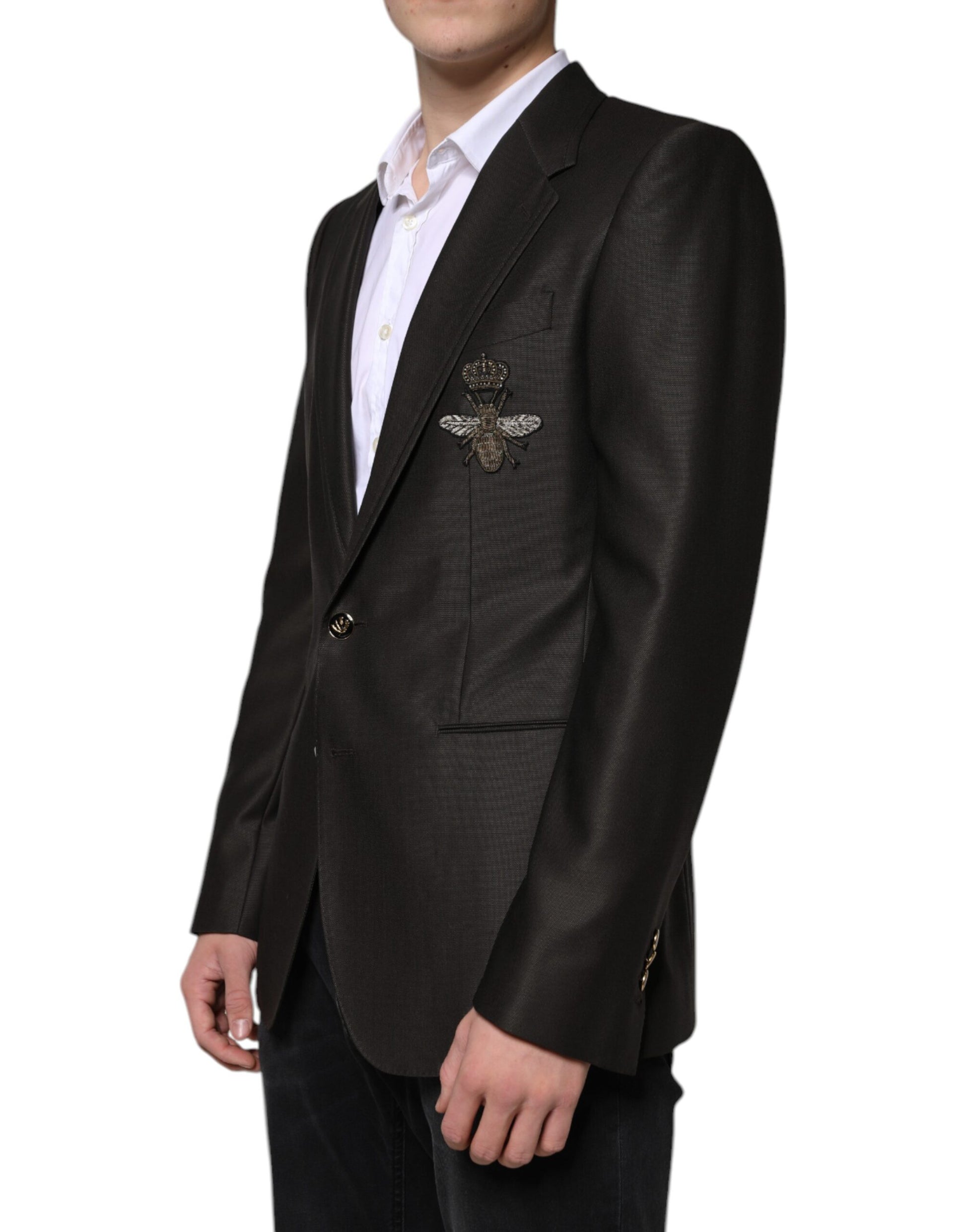 Blazer Braun Grün Bienenwolle Jacke Mantel