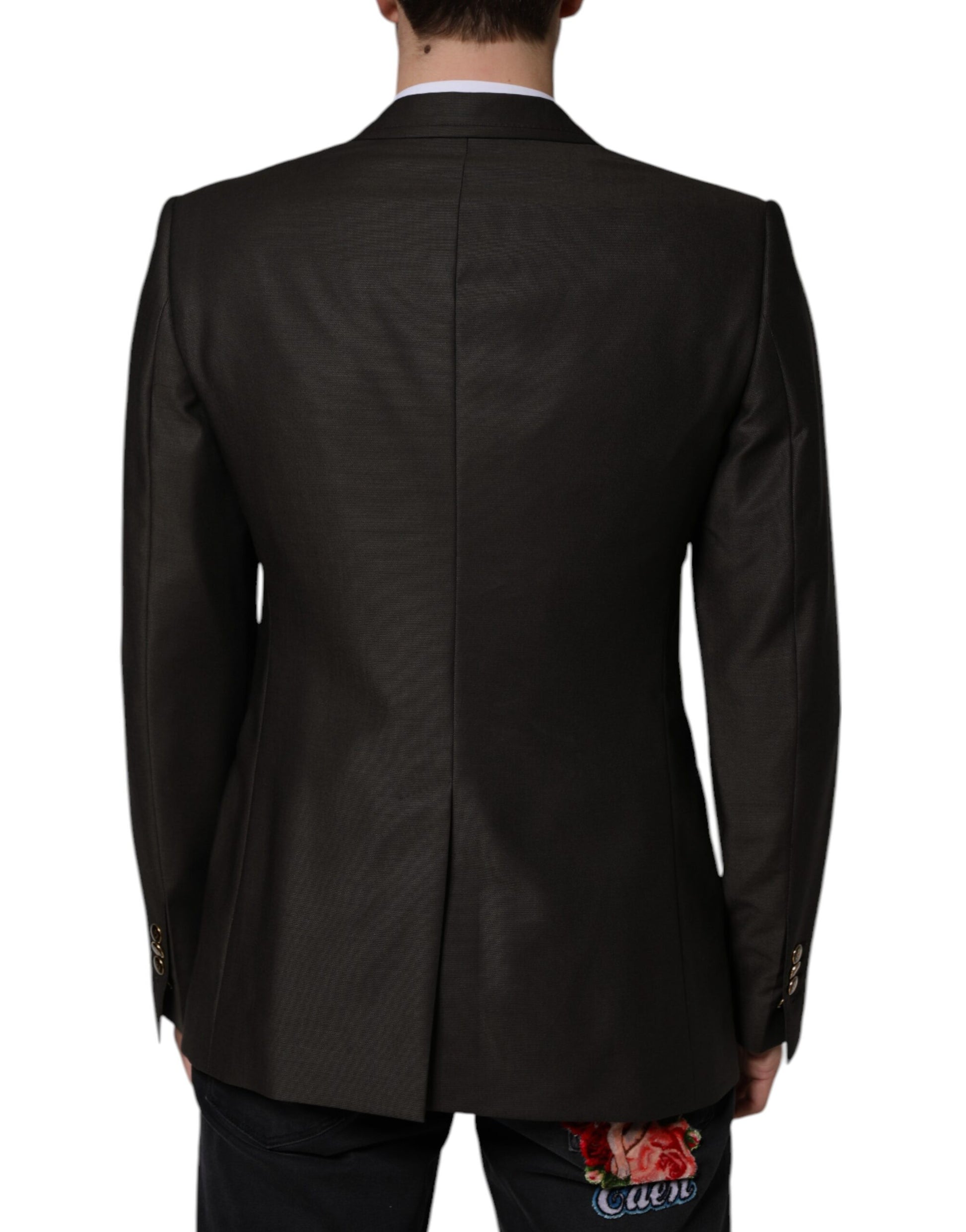 Blazer Braun Grün Bienenwolle Jacke Mantel