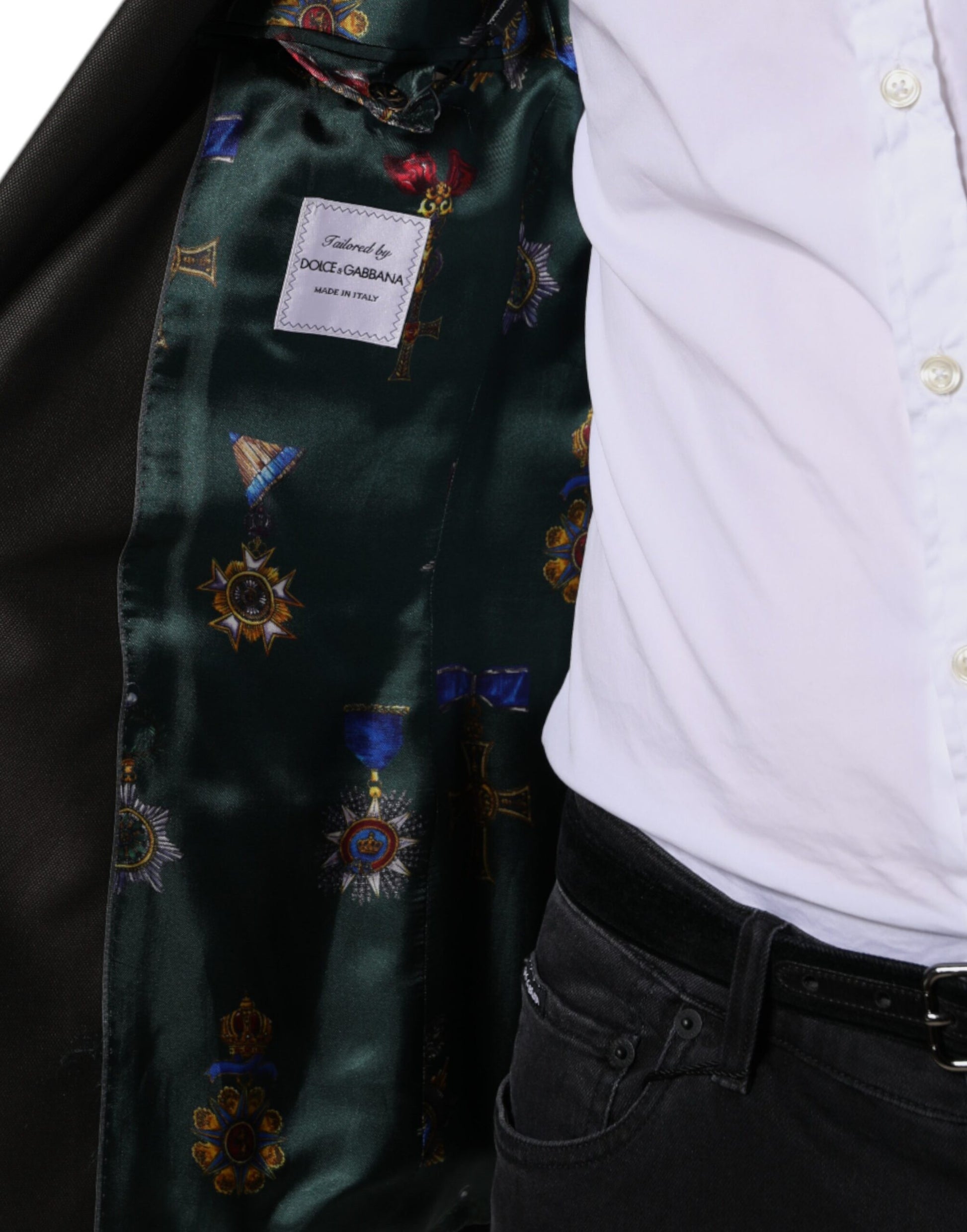 Blazer Braun Grün Bienenwolle Jacke Mantel