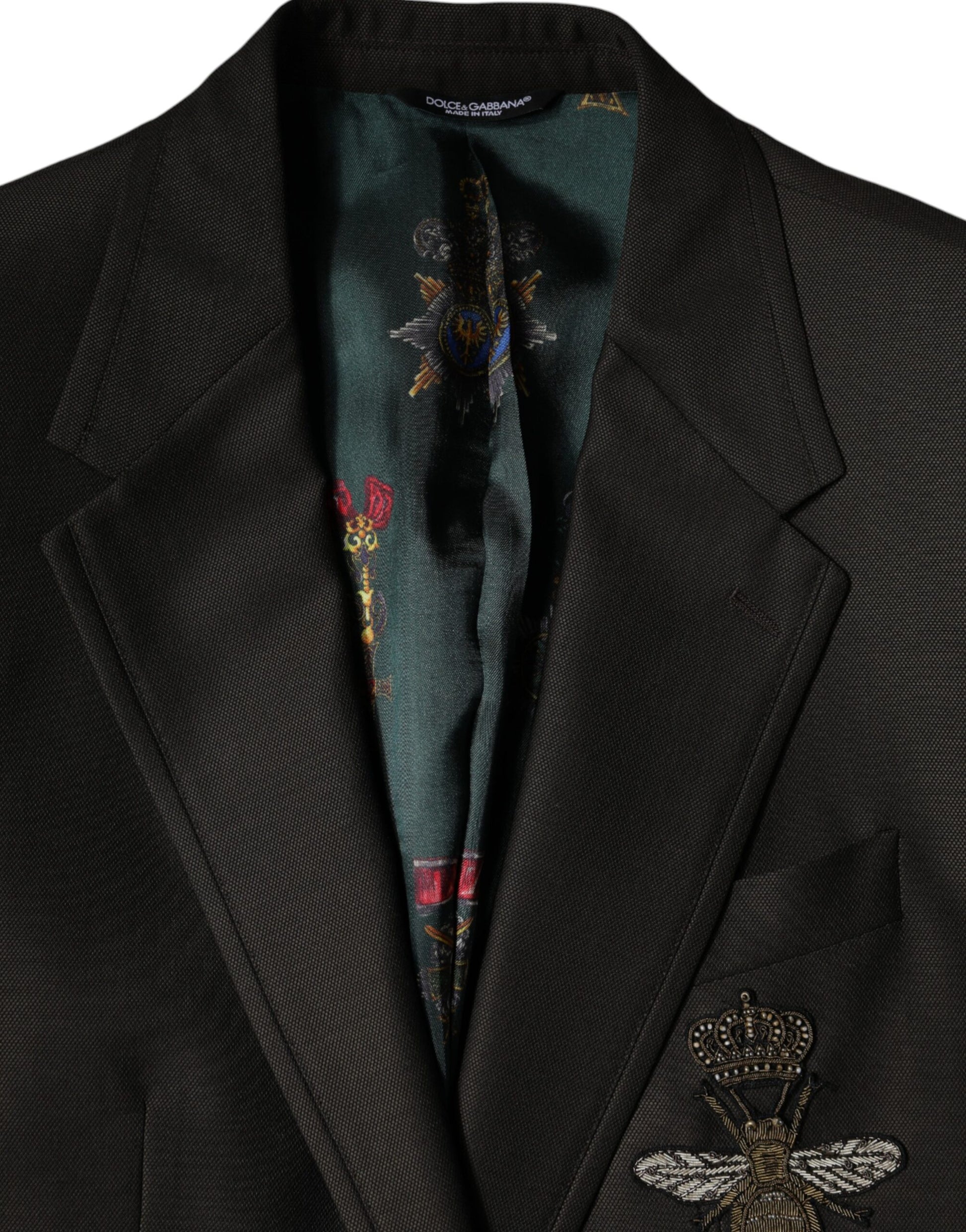 Blazer Braun Grün Bienenwolle Jacke Mantel