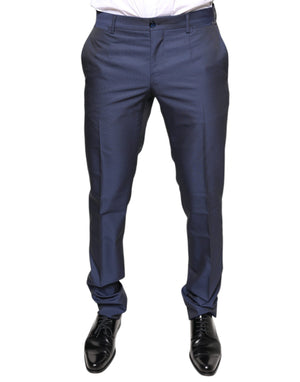 Blaue formelle Smokinghose aus Polyester