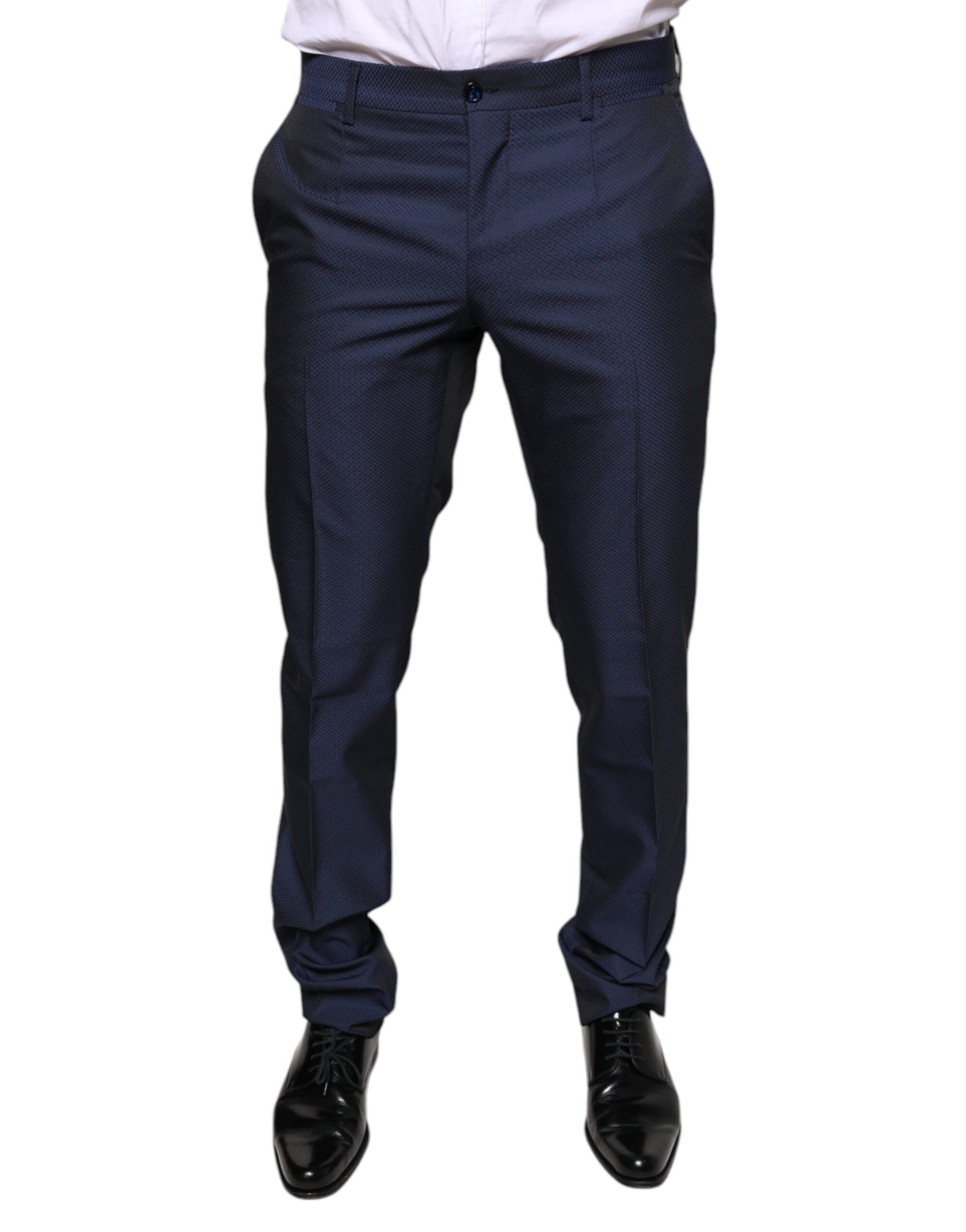 Blaue formelle Smokinghose aus Polyester