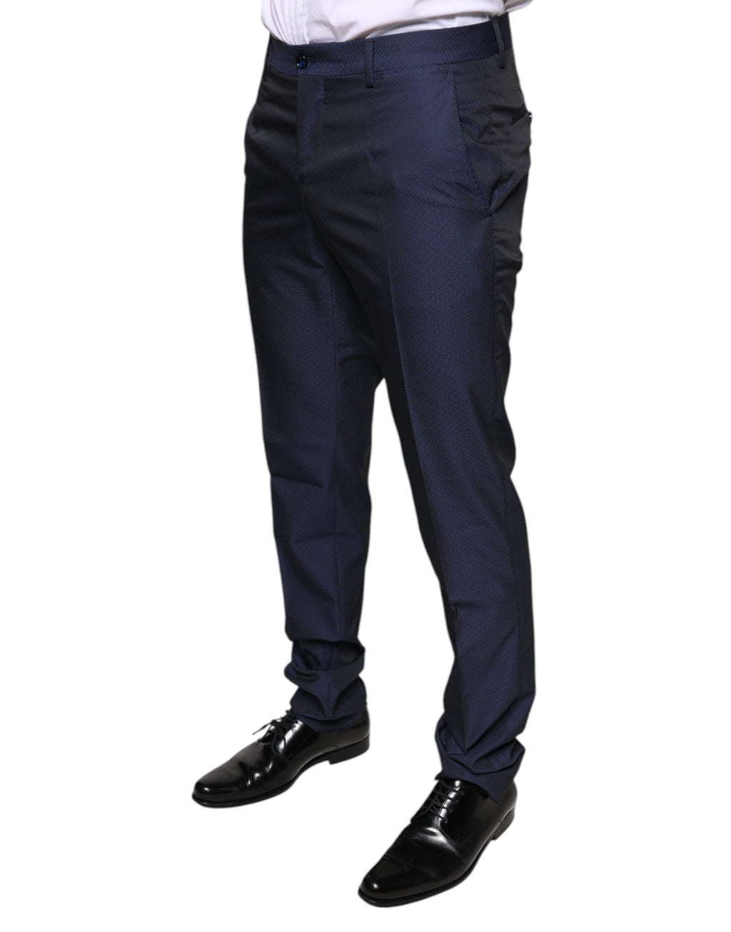 Blaue formelle Smokinghose aus Polyester