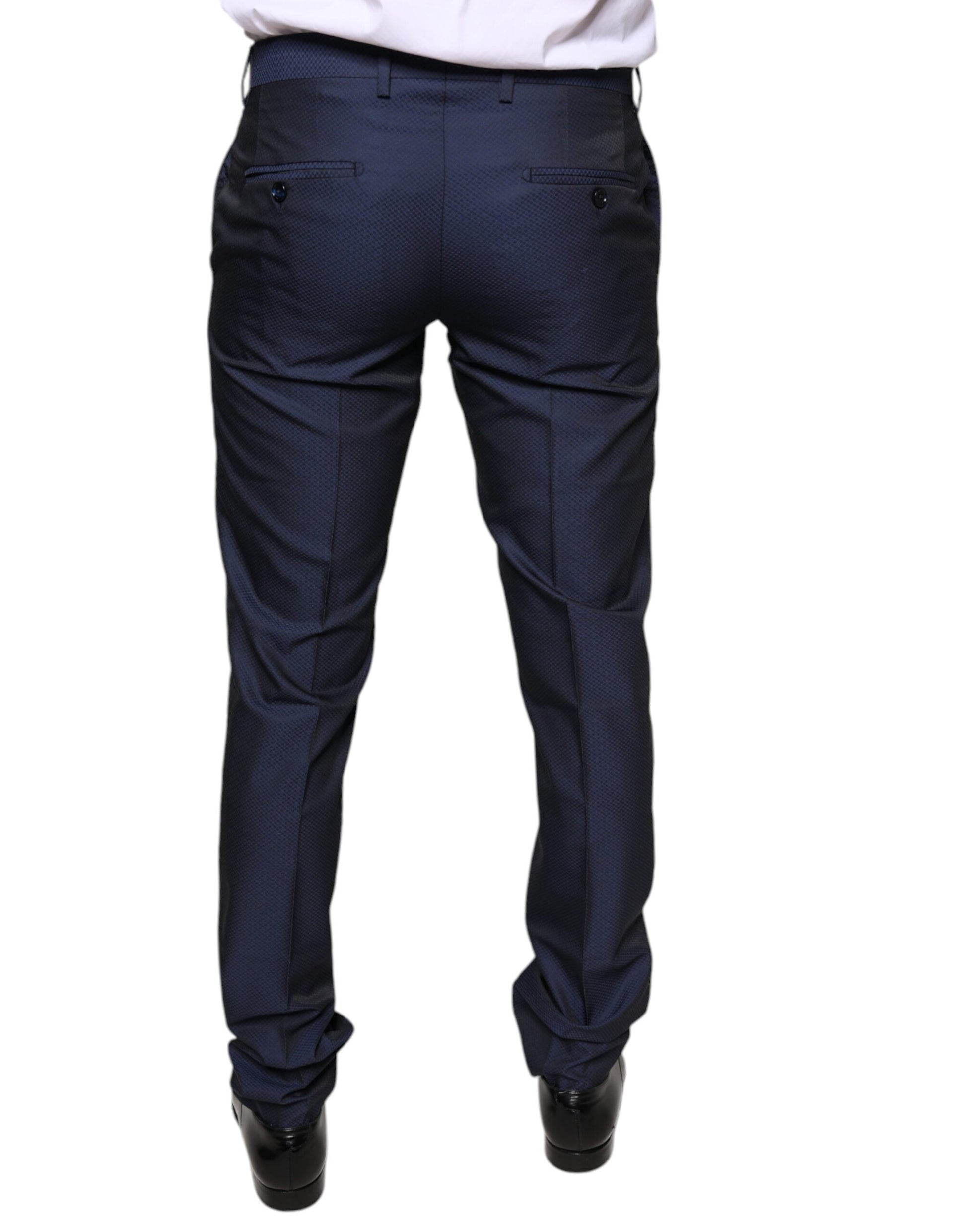 Blaue formelle Smokinghose aus Polyester