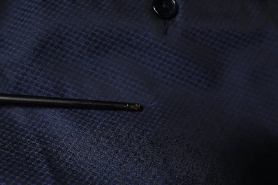Blaue formelle Smokinghose aus Polyester