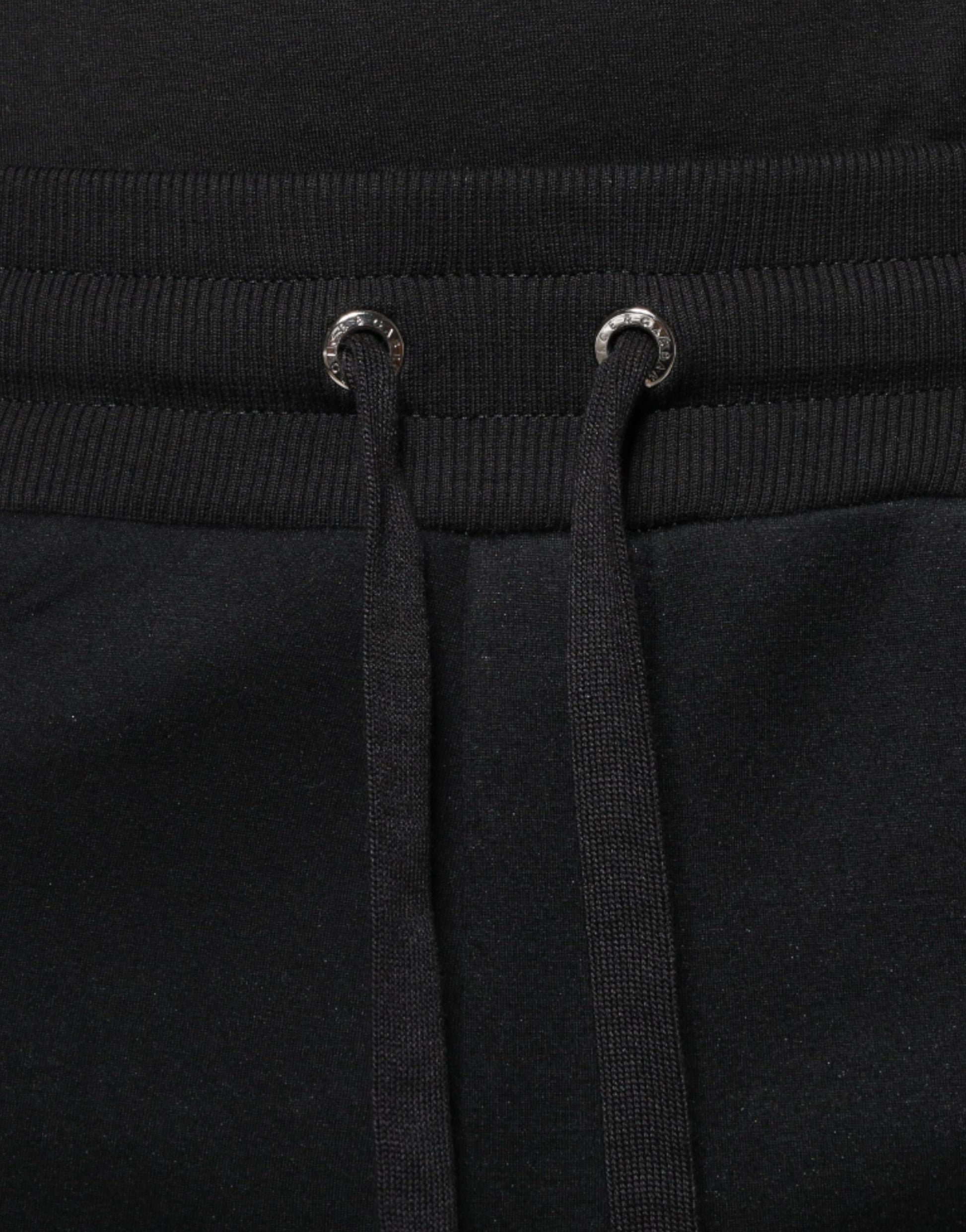 Schwarze Modal DG Logo Jogger Herren Jogginghose
