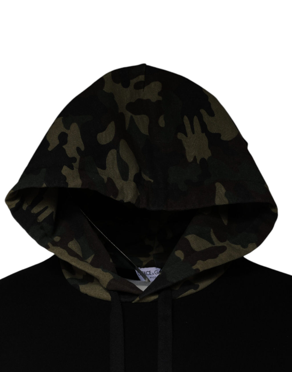 Schwarzer Camouflage Kapuzenpullover