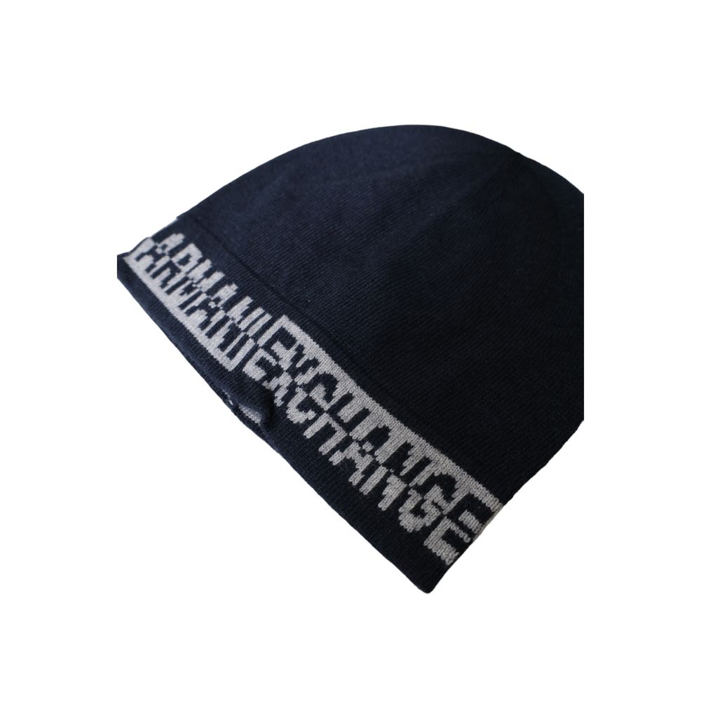 Blauer Polyamidschal
