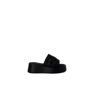 Schwarzer Lederslipper
