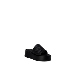 Schwarzer Lederslipper