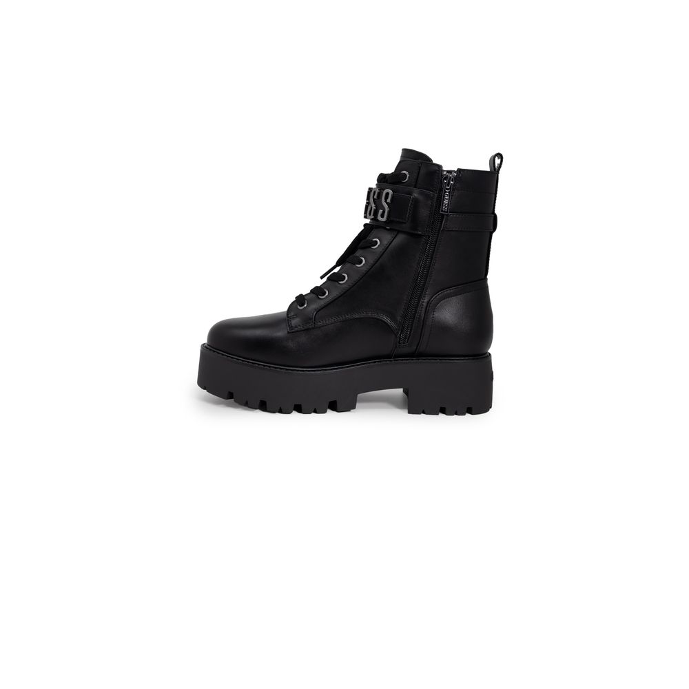 Schwarzer Polyethylenstiefel