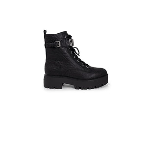 Schwarzer Polyethylenstiefel