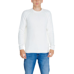 Weißer Pullover aus Bio-Baumwolle