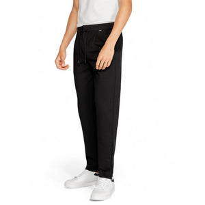 Schwarze Hose aus recyceltem Polyester