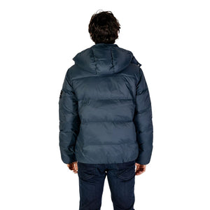 Blue Polyamide Jackets & Coat