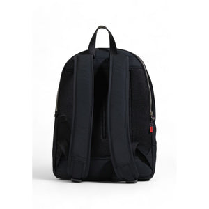 Schwarzer Rucksack aus recyceltem Polyester