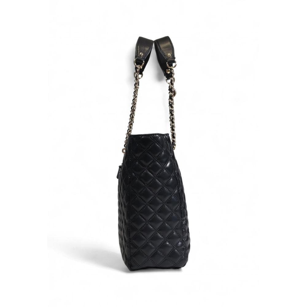 Schwarze Handtasche aus Polyethylen