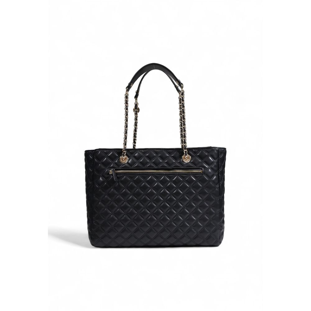 Schwarze Handtasche aus Polyethylen