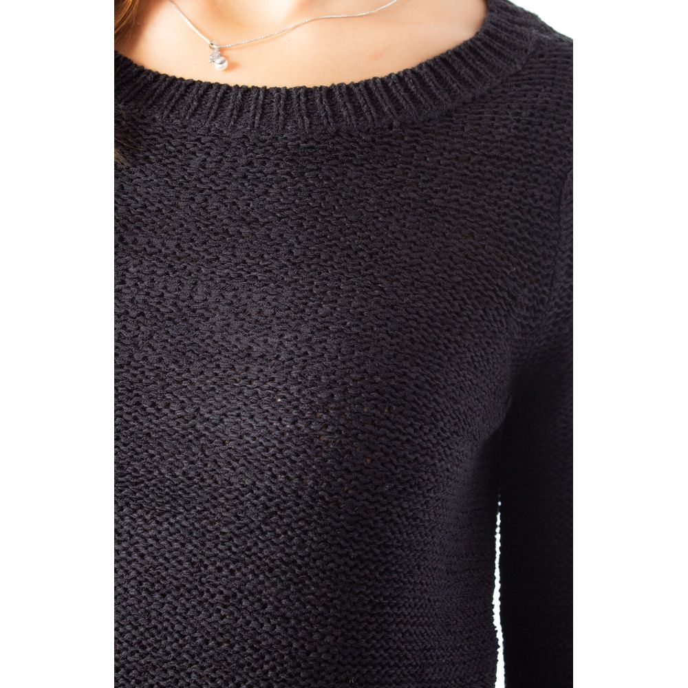 Schwarzer Marabu-Pullover