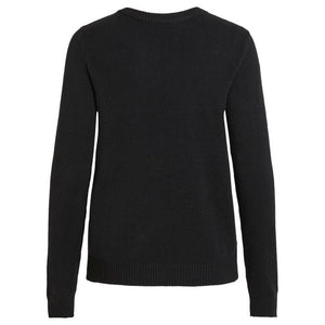 Schwarzer Viskosepullover