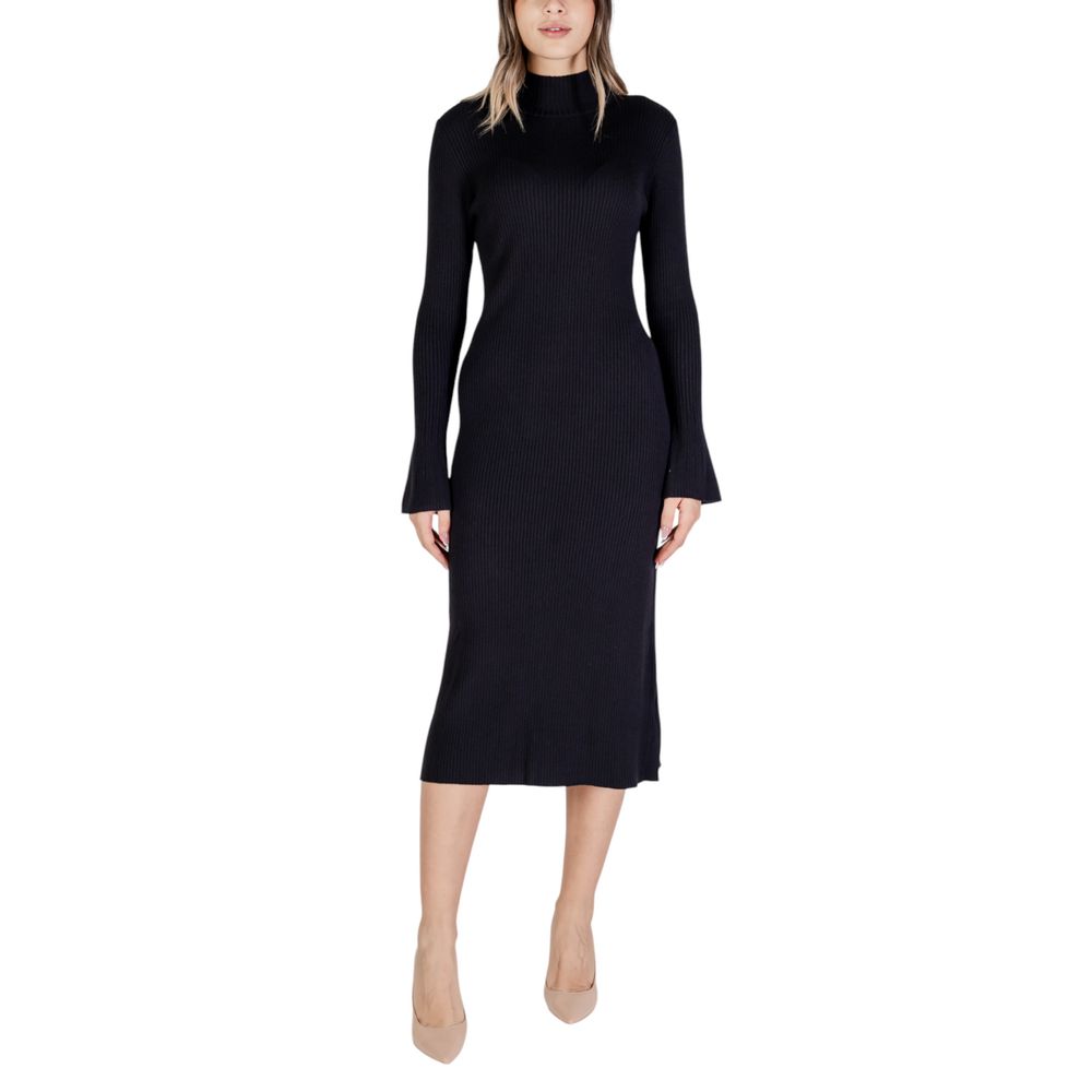 Black Viscose Long