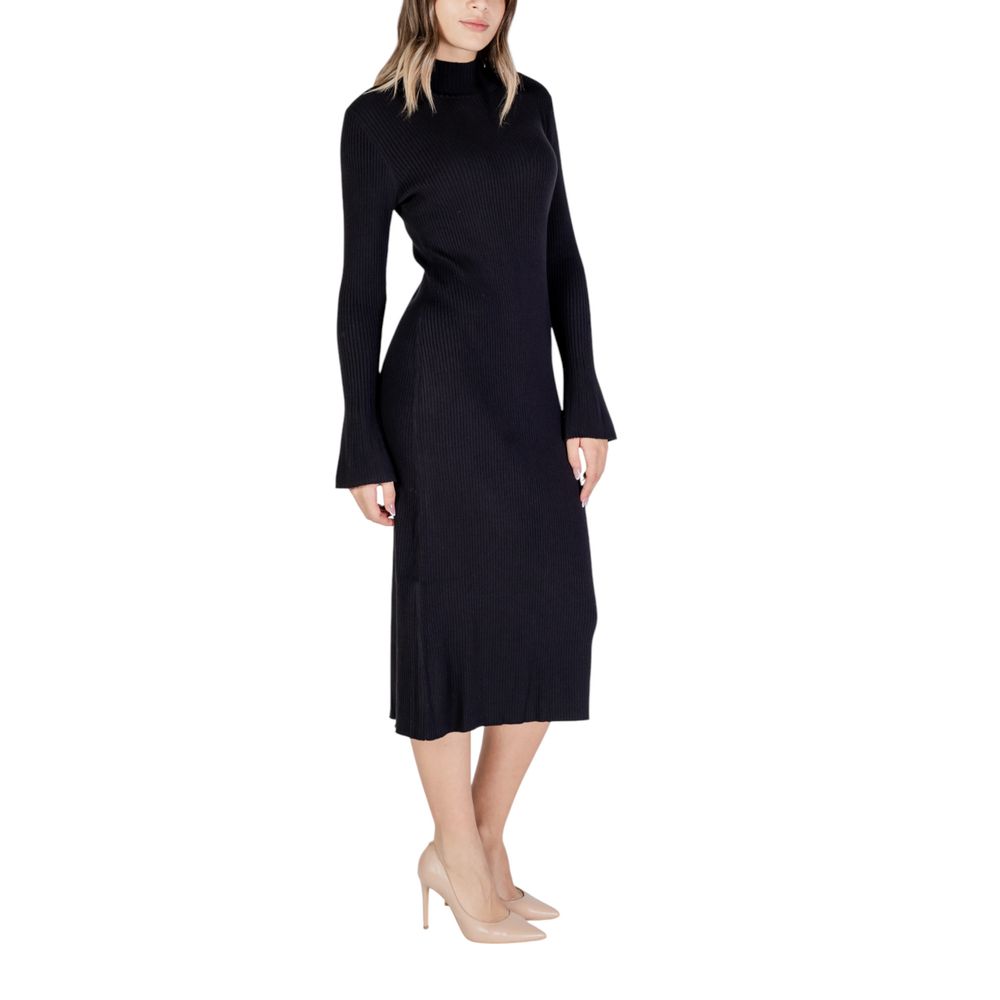 Black Viscose Long