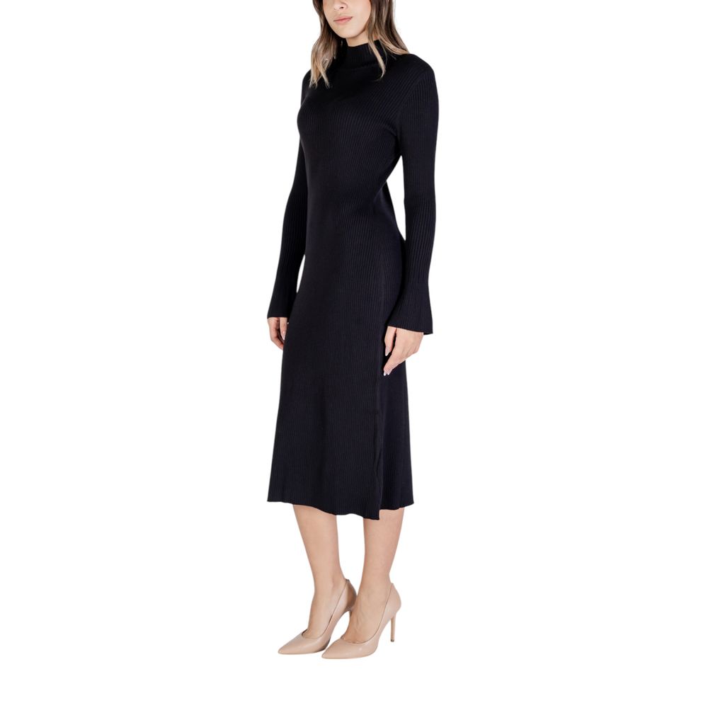 Black Viscose Long