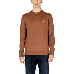 Beigefarbener Baumwollpullover