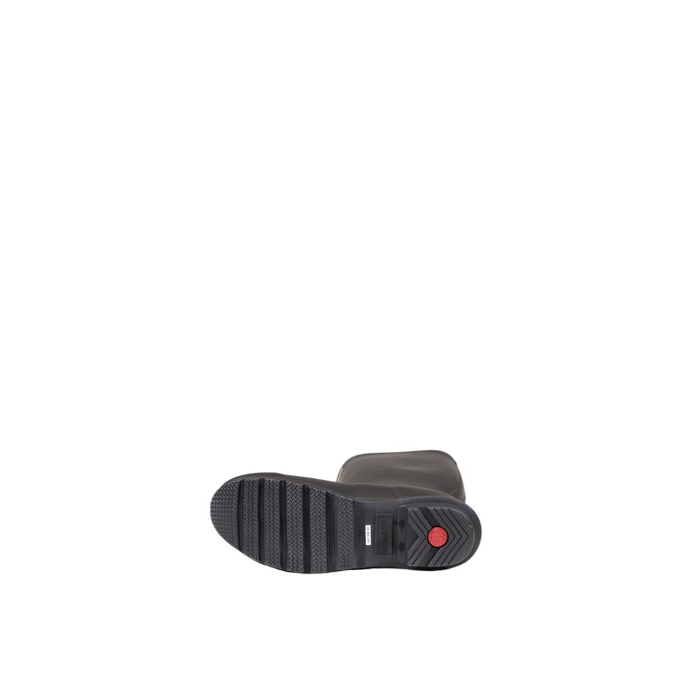 Schwarze Knöchelstiefel aus recyceltem Polyester