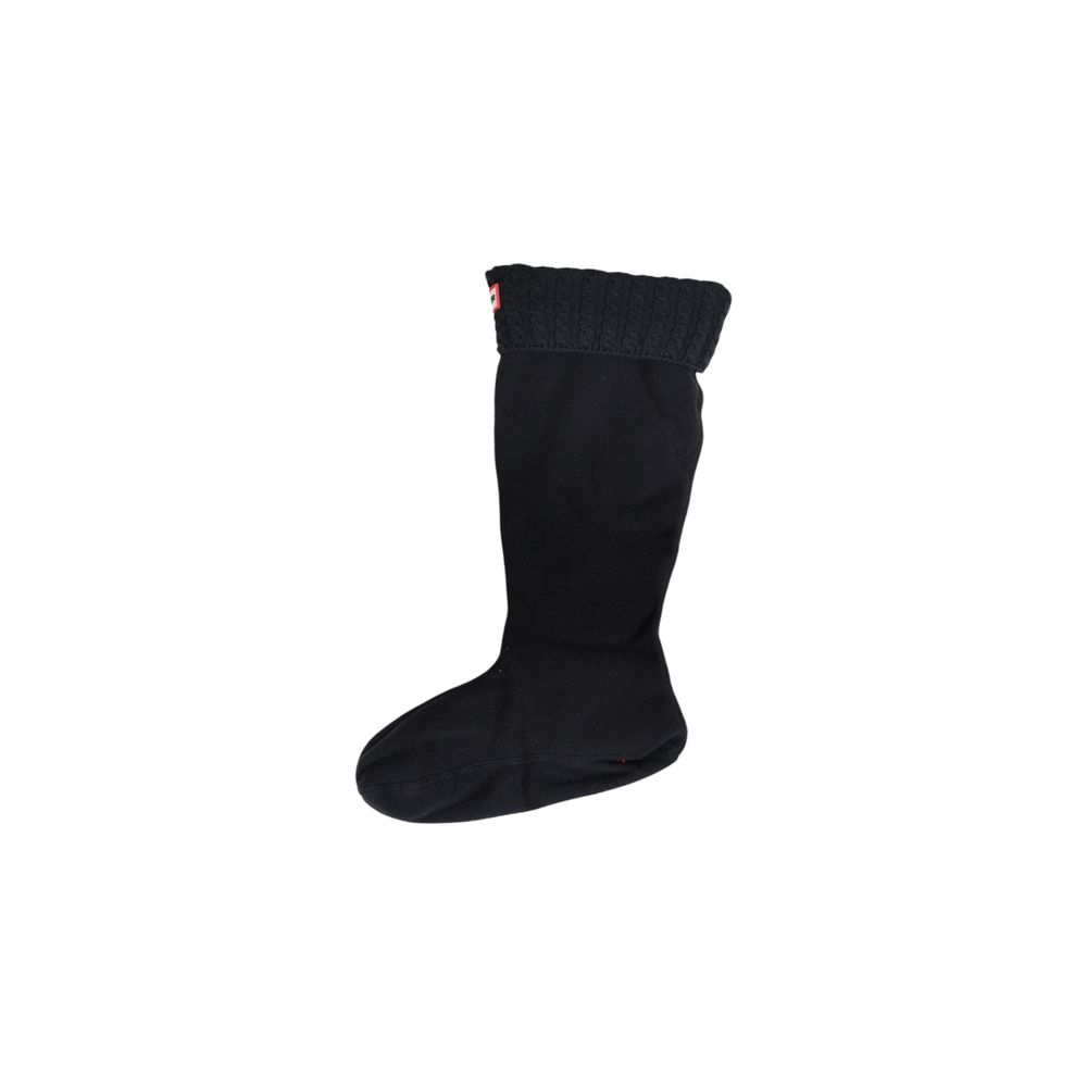 Schwarze Socken aus recyceltem Polyester
