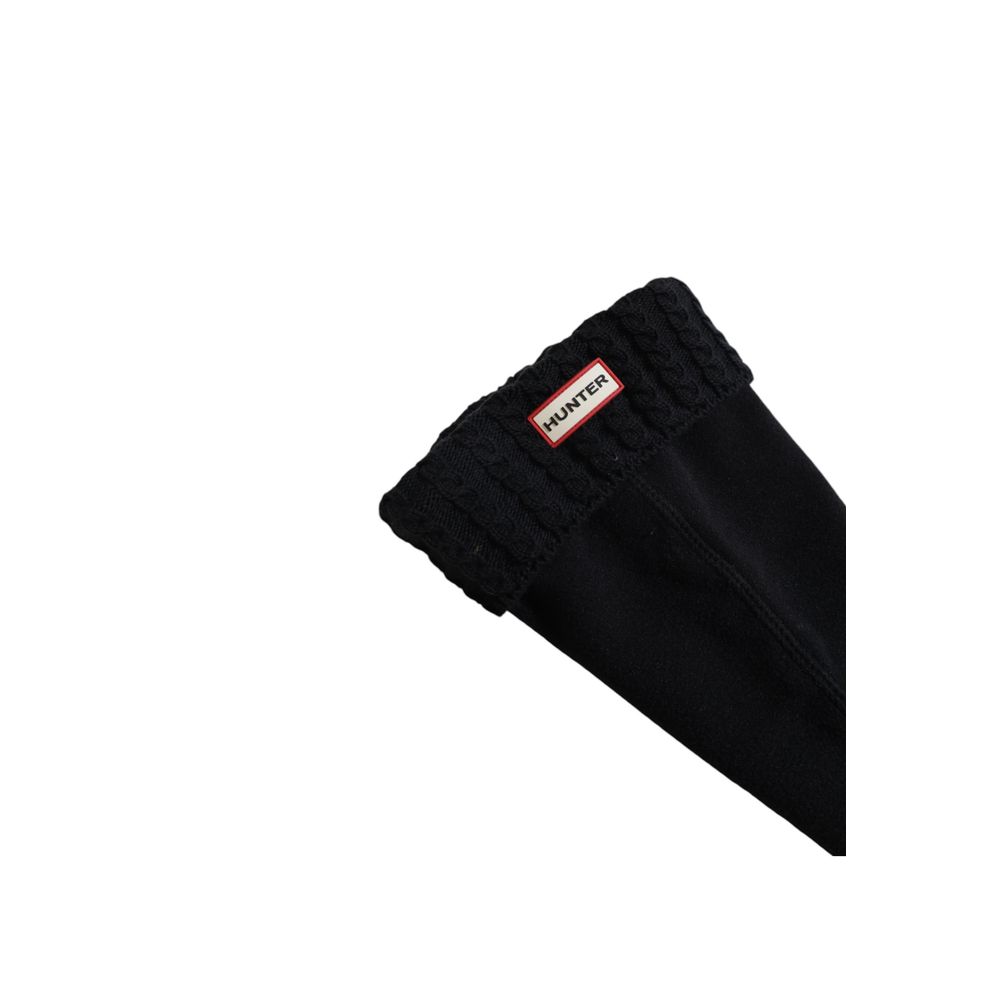 Schwarze Socken aus recyceltem Polyester
