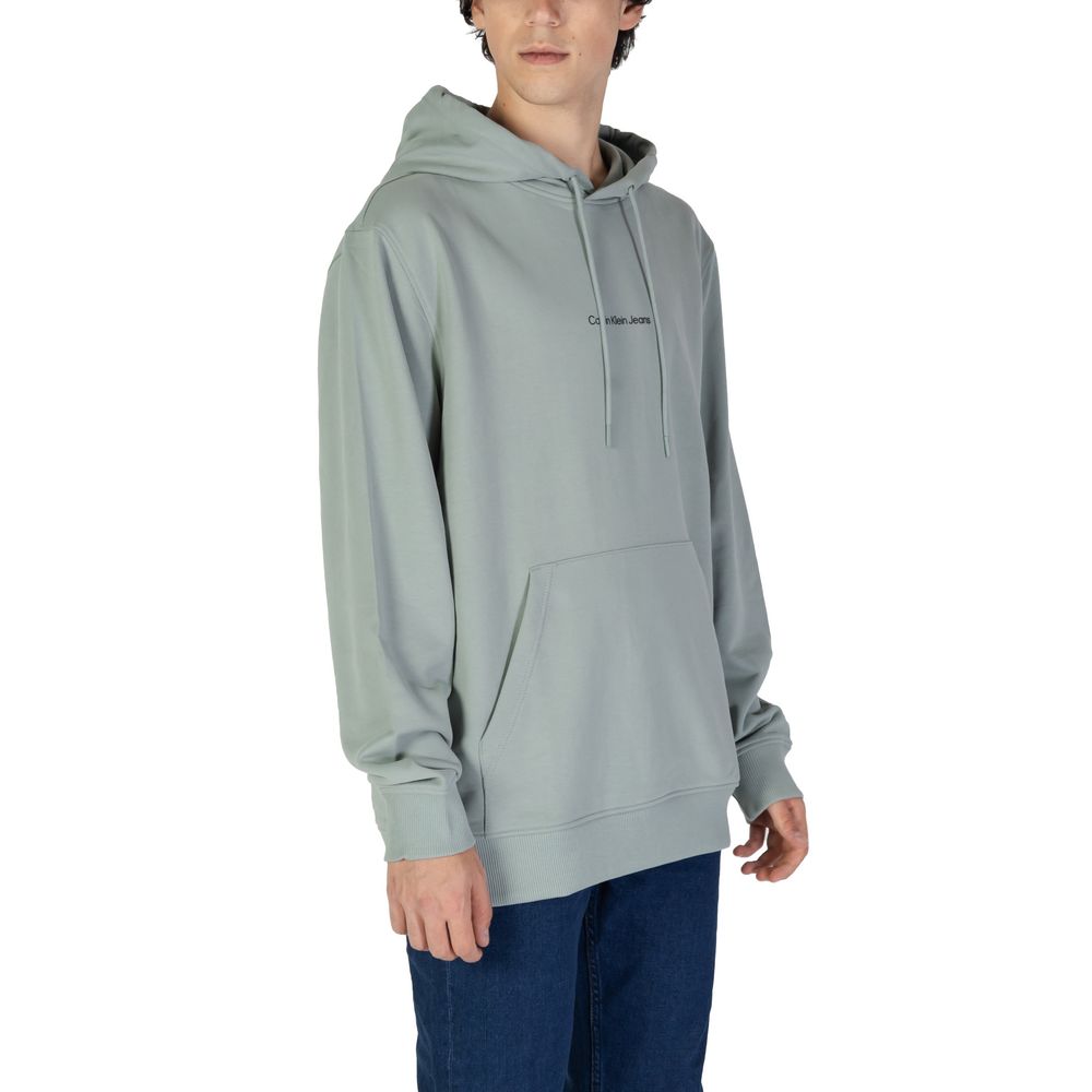 Grüner Kapuzenpullover aus Baumwolle