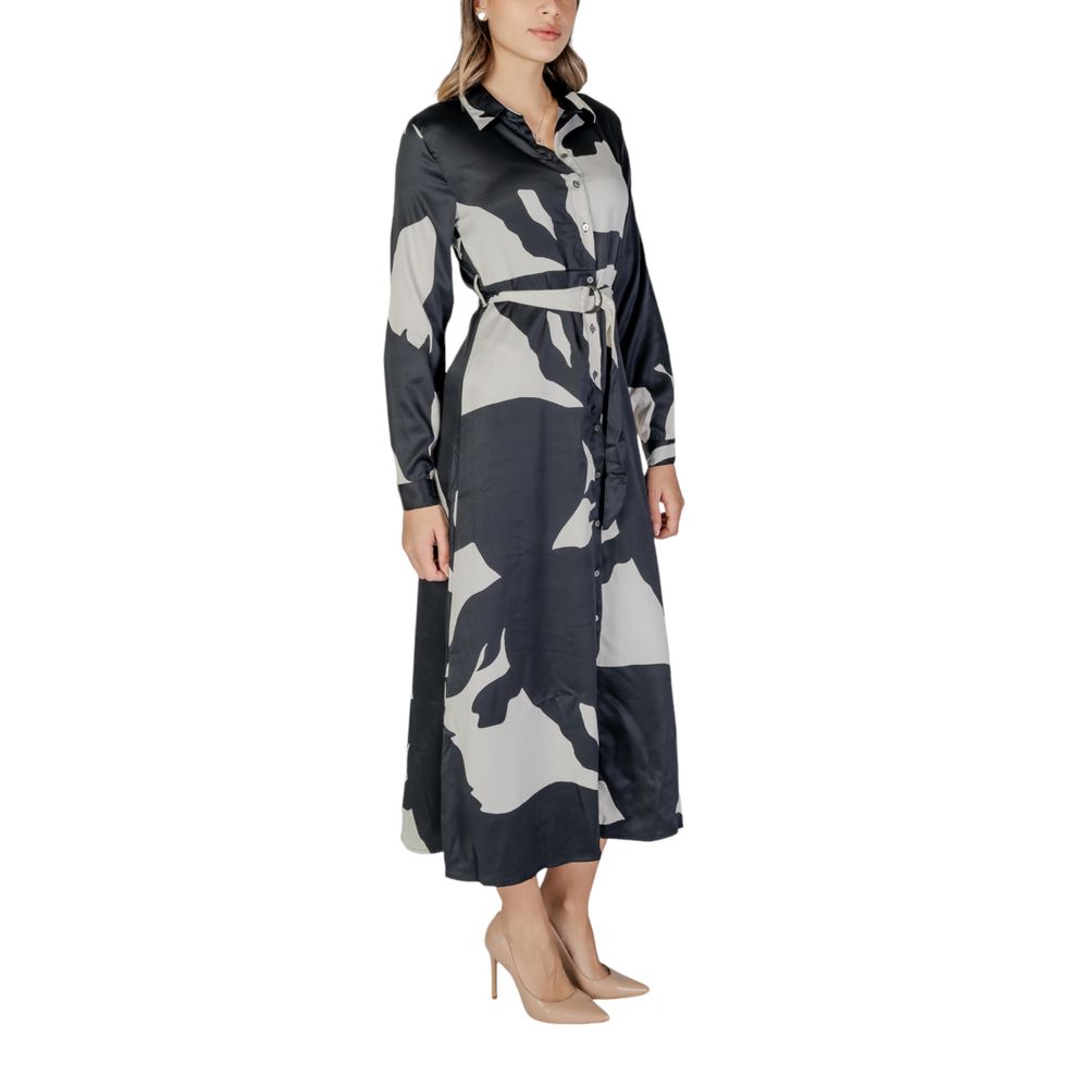 Black Recycled Polyester Long