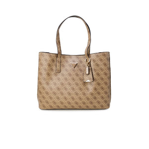 Beige Polyethylen-Handtasche
