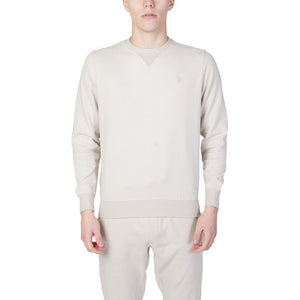 Beigefarbener Baumwollpullover