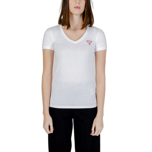 Weißes Baumwoll-T-Shirt