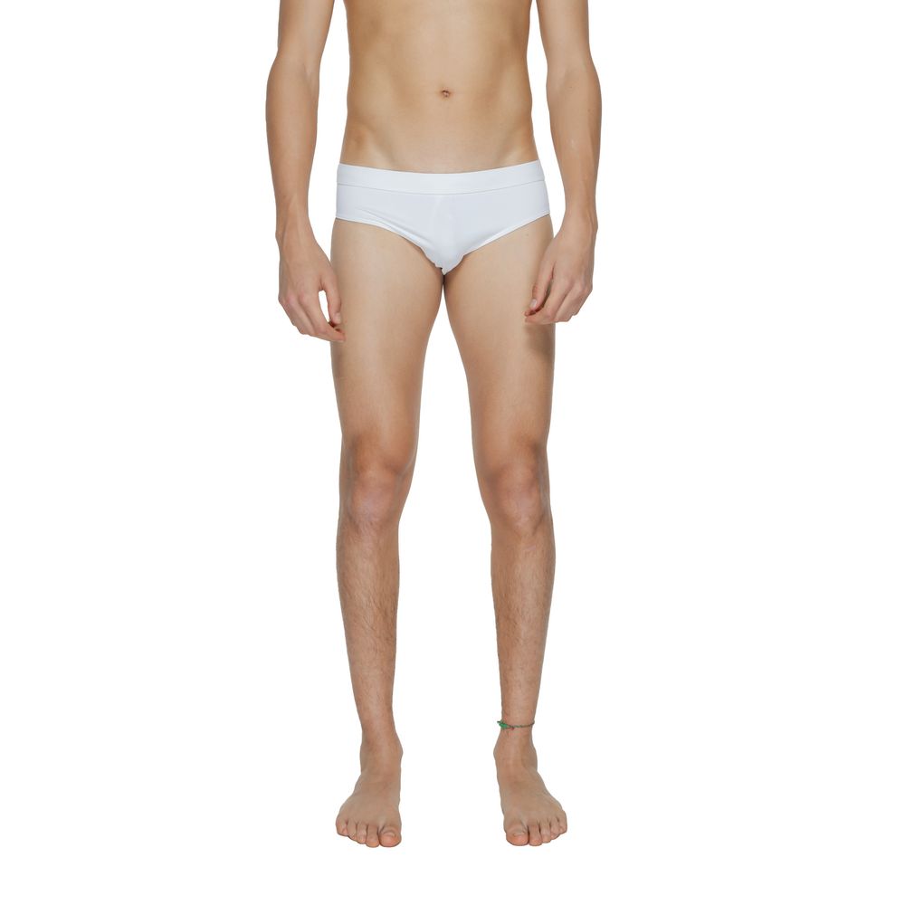 Weiße Badehose aus Polyamid