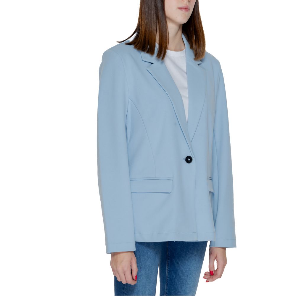 Blauer Polyester-Blazer