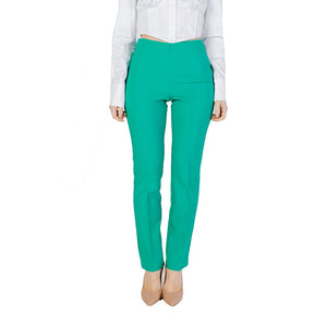 Green Polyester Pant