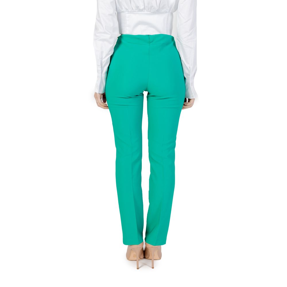 Green Polyester Pant