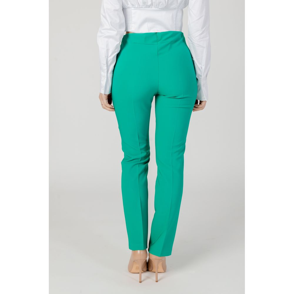 Green Polyester Pant