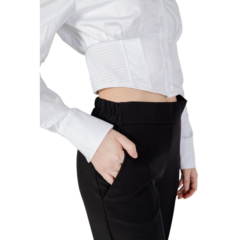 Black Polyester Pant