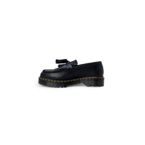Black Leather Lace-Up Boot
