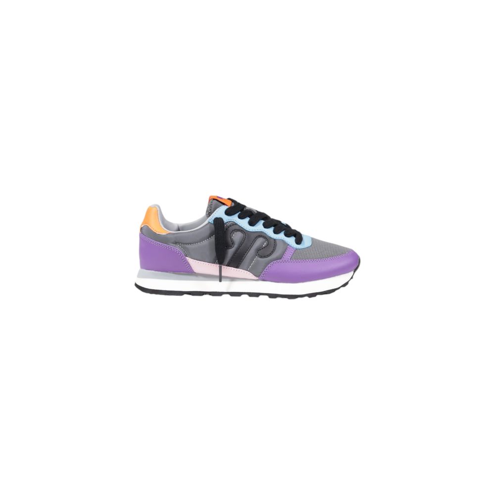 Lila Wildleder-Sneaker