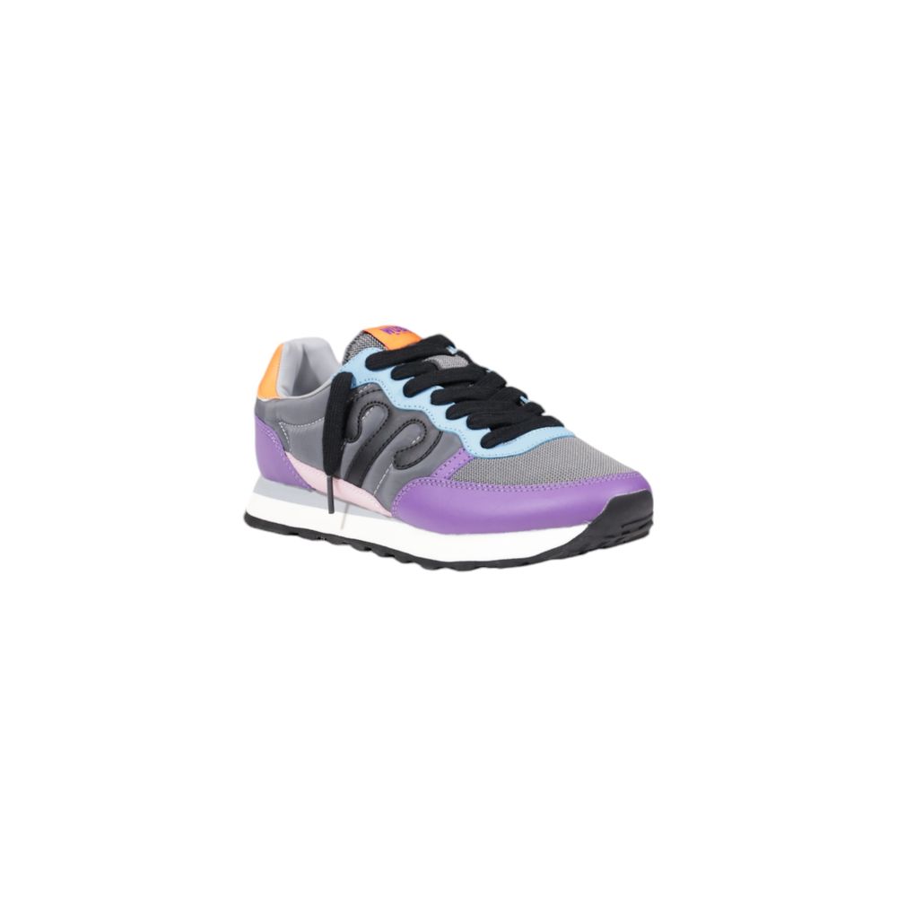 Lila Wildleder-Sneaker