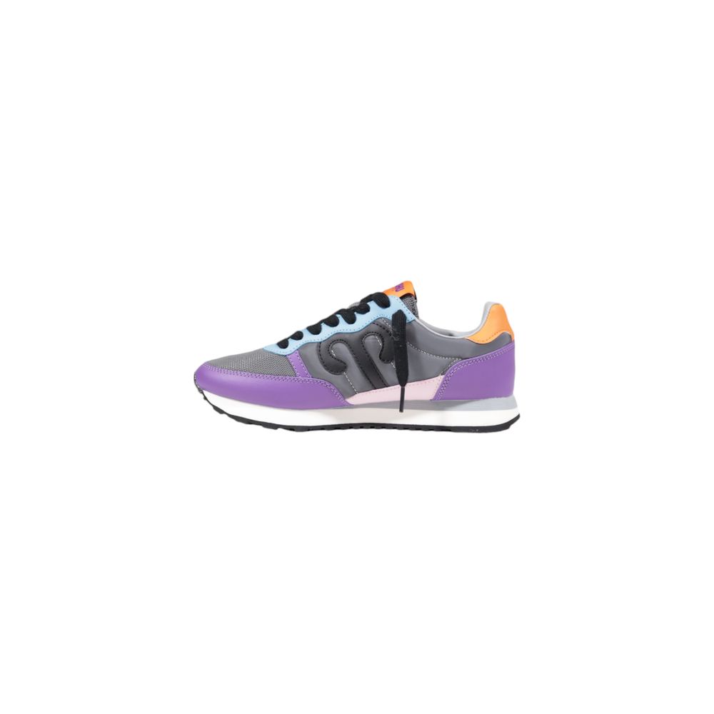 Lila Wildleder-Sneaker