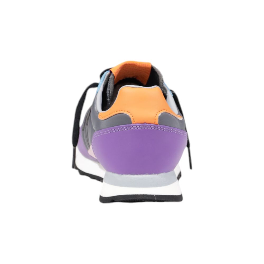 Lila Wildleder-Sneaker