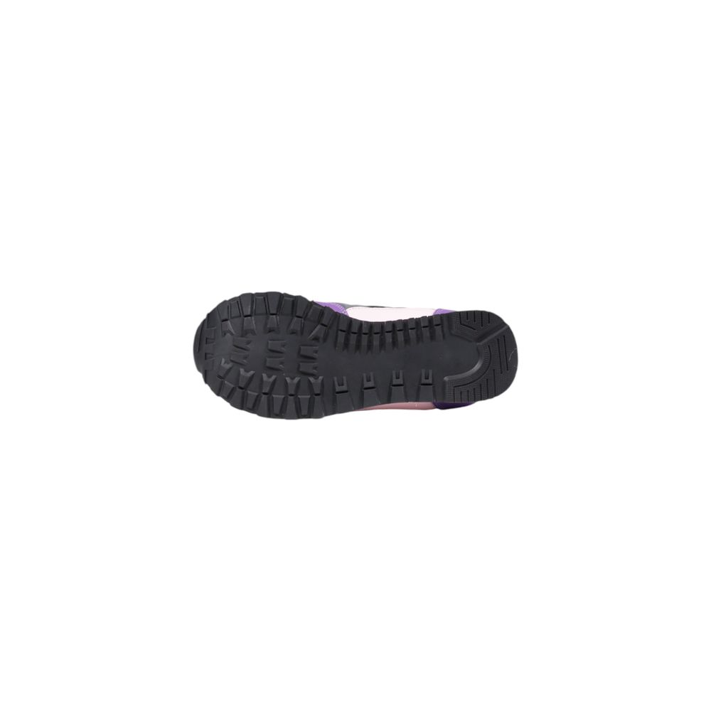 Lila Wildleder-Sneaker