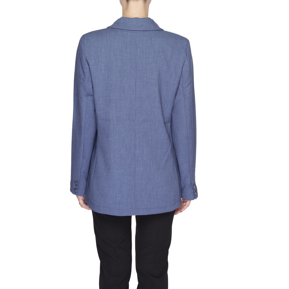 Blauer Polyester-Blazer